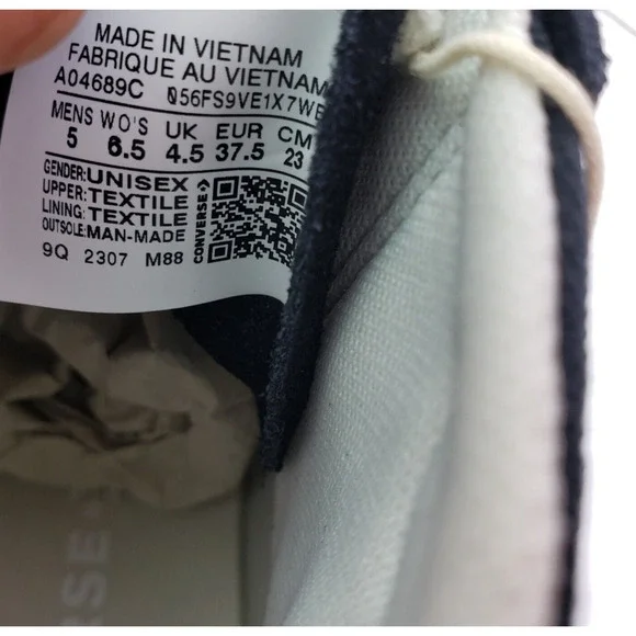 Converse Chuck Taylor Womens Size 6.5 Black All Star Cruise Sneakers Shoes - Picture 12 of 14